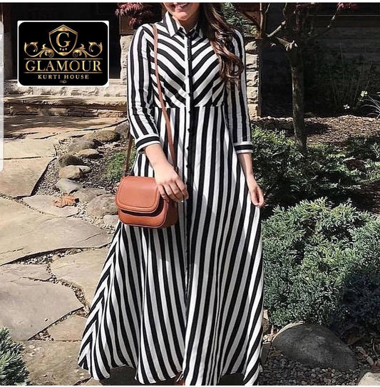 Zebra Lining Maxi