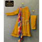 Chiffon Plain Two Piece With Chuniri Dupatta