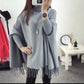 Winter Plain Fleece Poncho