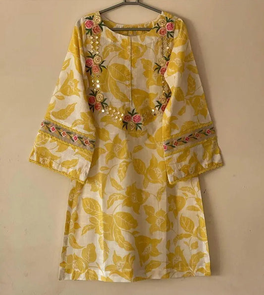 Yellow Patel Two Piece