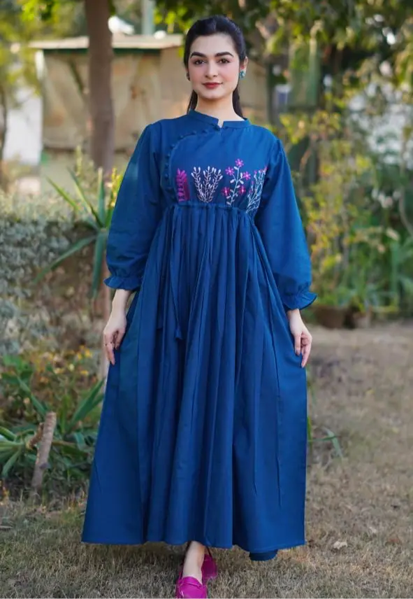 Rubab Khaddar Frock